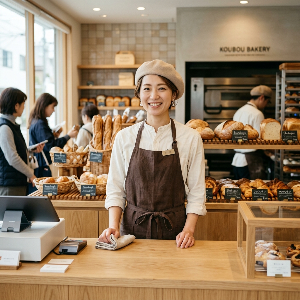 ベーカリー・惣菜 ユニフォーム着用イメージ