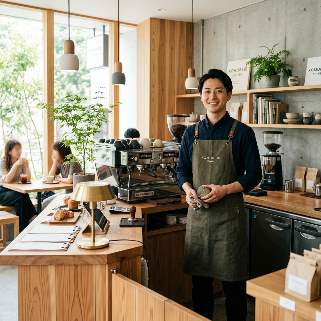 カフェ・レストラン ユニフォーム着用イメージ